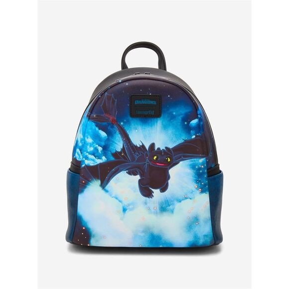 Loungefly How To Train Your Dragon Toothless Sky Mini Backpack main image 5